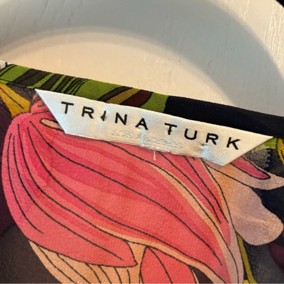 Trina Turk Silk Blouse with cami - Picture 4 of 4